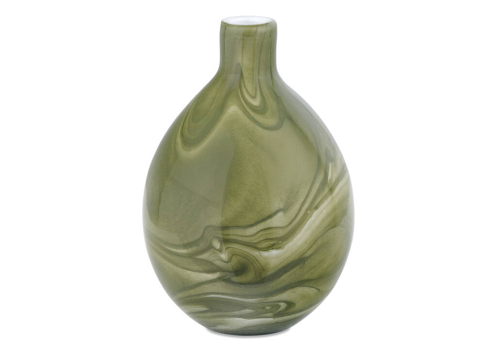 Petit vase Juno sauge/boisé