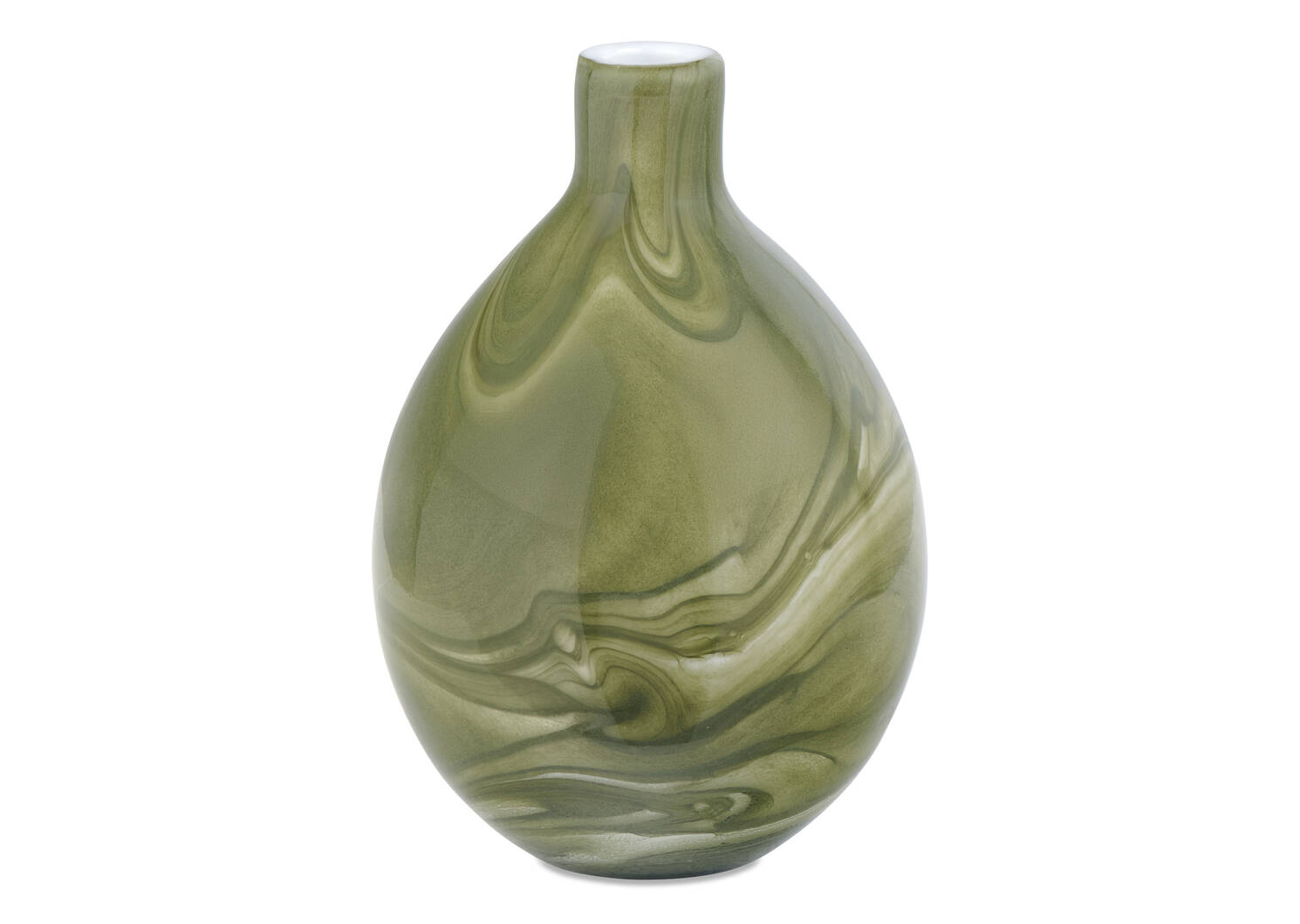 Petit vase Juno sauge/boisé