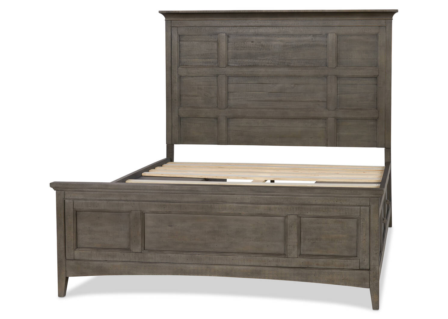 Parker Storage Bed -Heron Grey, QUEEN