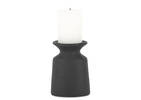 Cillian Candle Holder Short Black