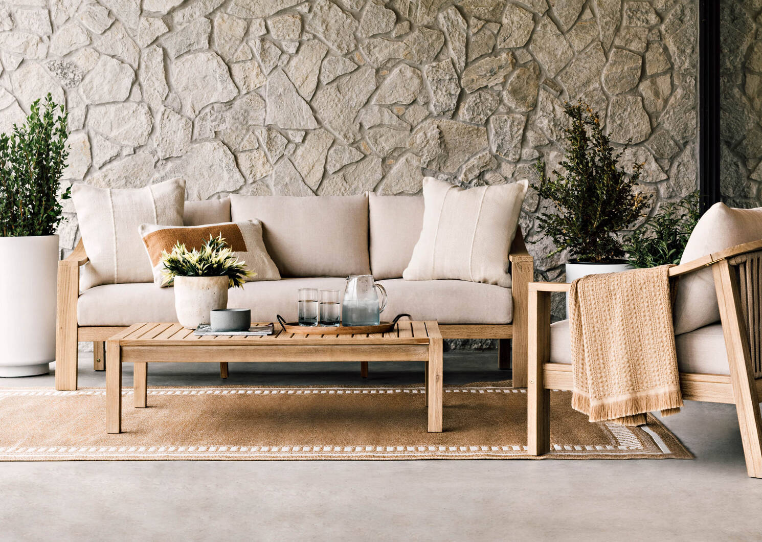 Tulum Outdoor Sofa -Natural