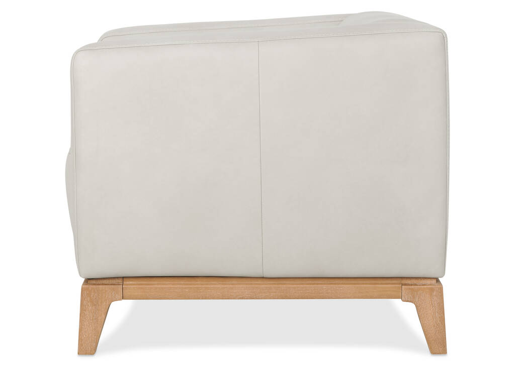 Fauteuil en cuir Cowan -Vana brouillard