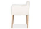 Chaise cuir av acc. Marciona -Forega bl