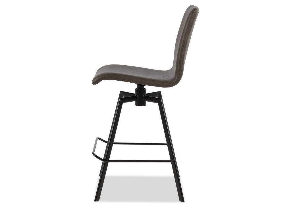 Tabouret pivotant Emmett -Esra brun