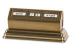 Moritz Table Calendar Brass