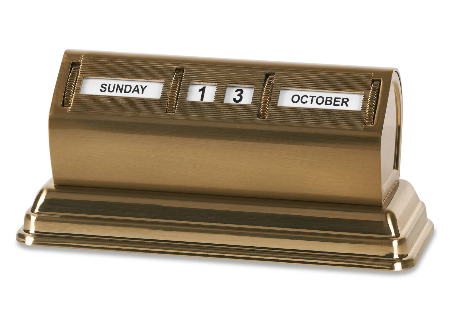 Moritz Table Calendar Brass