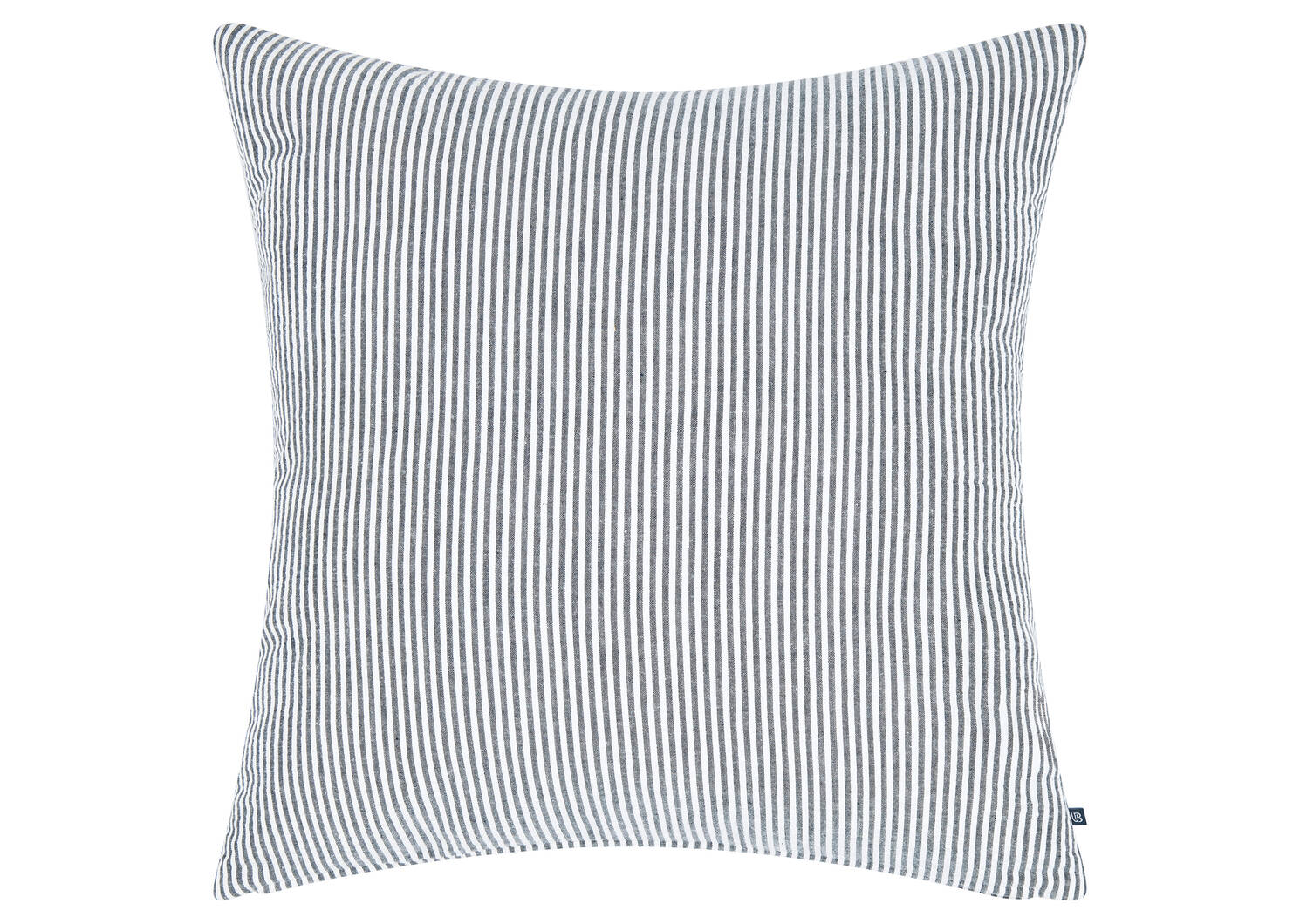 Coussin ray&eacute; Jemma 20x20 bleu/blanc