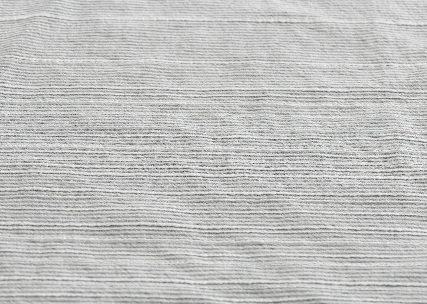 Ted Cotton Duvet Set Queen Lt Grey/White