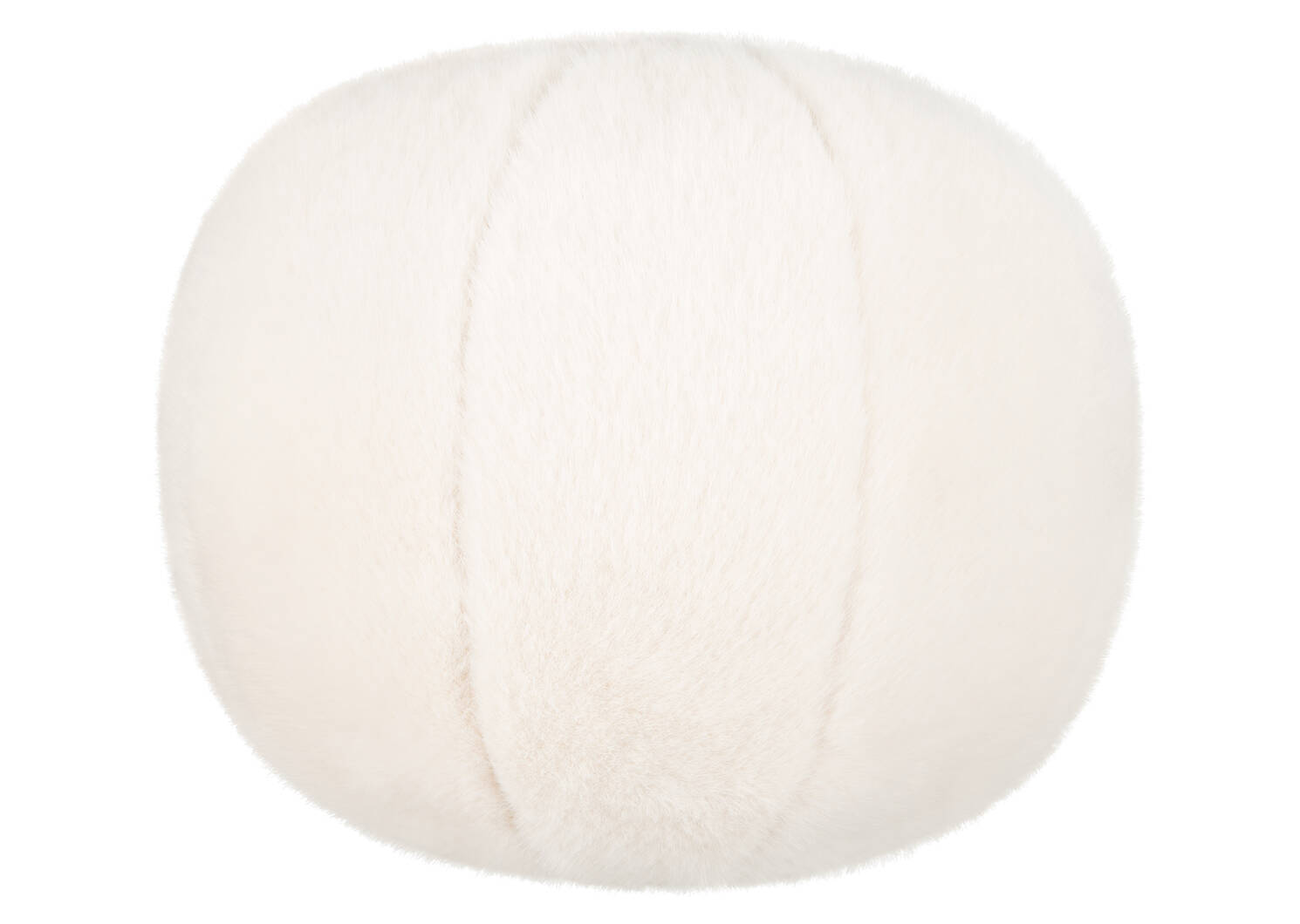 Coussin rond en fausse fourrure Tia iv