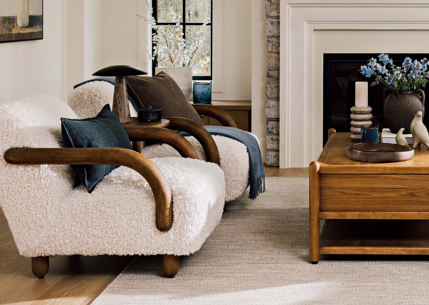 Jet&eacute; Vaughn bleu mer