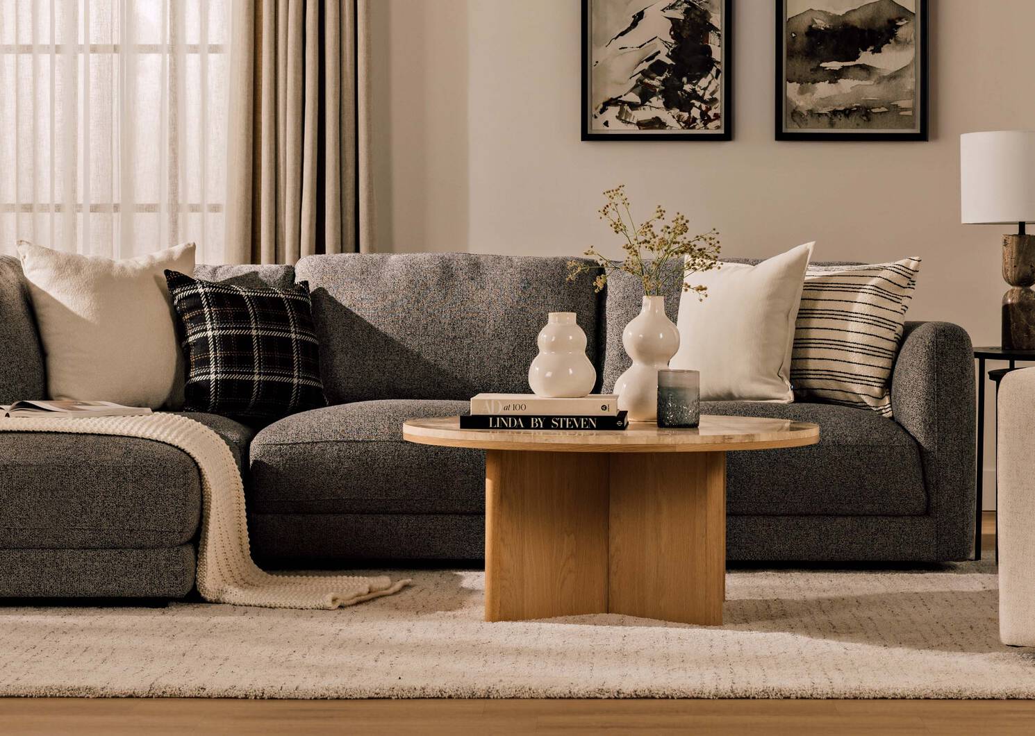 Petit vase Lorna blanc