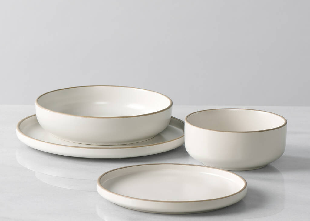 Pym 16 piece Dish Set Sand