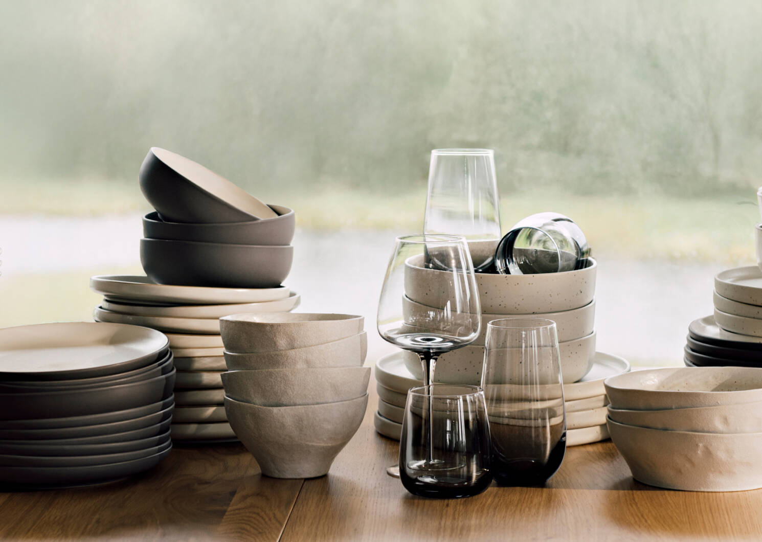 Collection de verres Kent gris