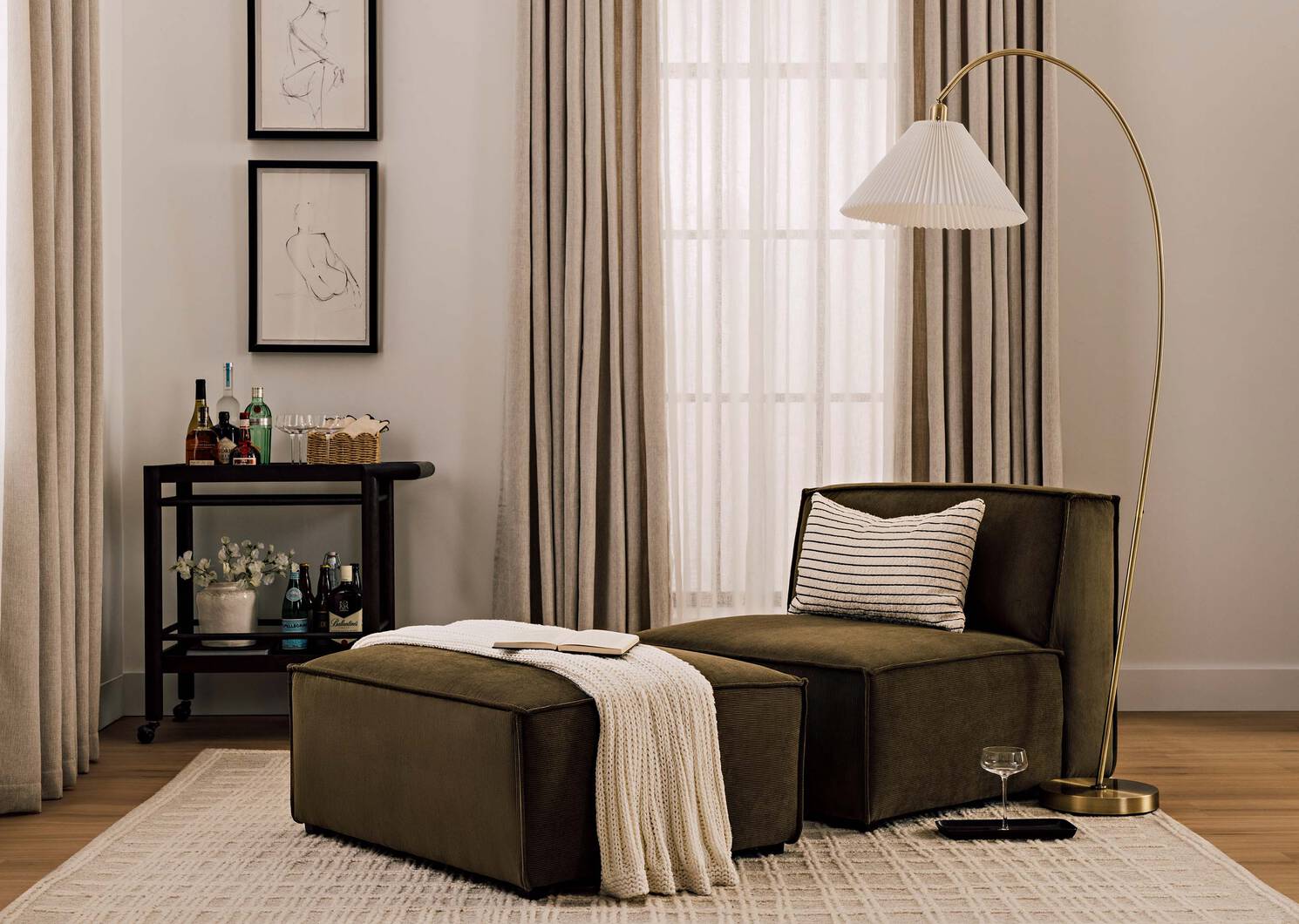 Lampe sur pied Keats