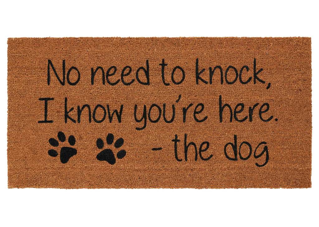 No Need to Knock Doormat