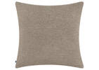Coussin brodé Perl 20x20 cendré