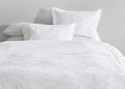 Romey Cotton Duvet Set Queen White