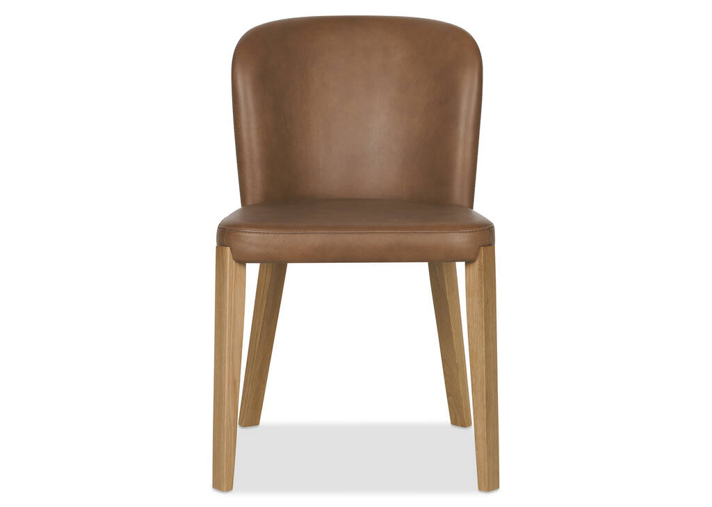 Eldridge Leather Dining Chair -Leo Mocha