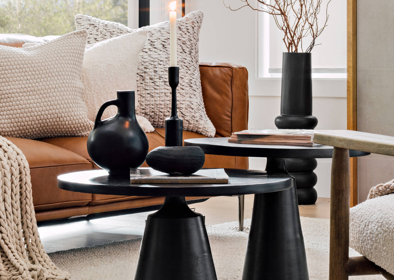 Table basse Gershwin 28 po -bronze