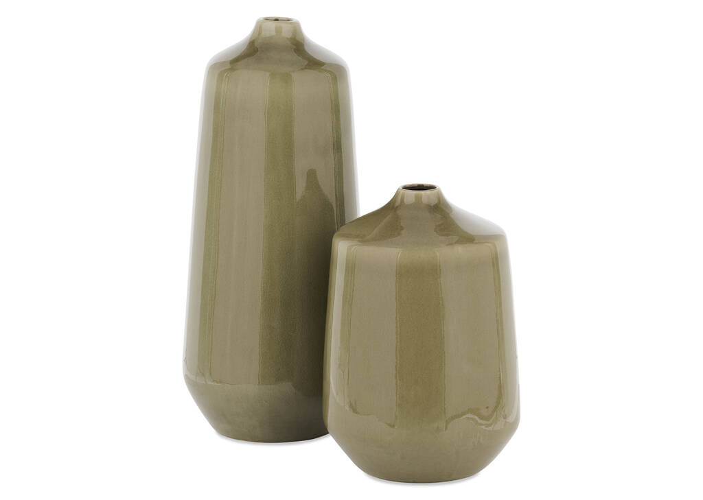 Grand vase Mooney sauge