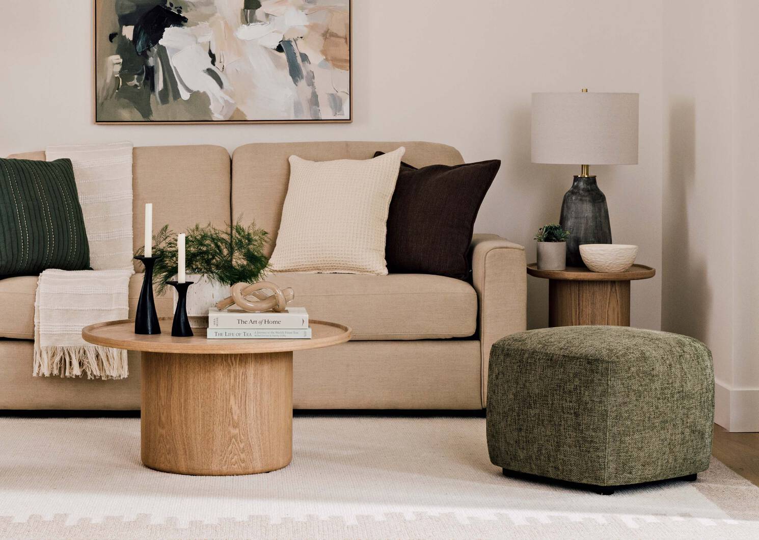 Repose-pieds Kodie -Bre olive