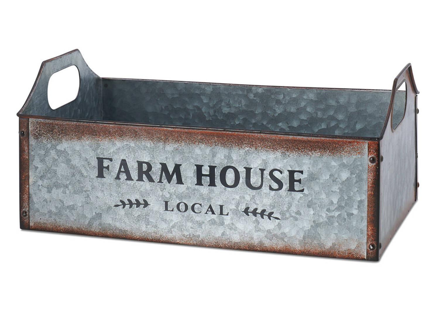 Farmhouse Metal Crates