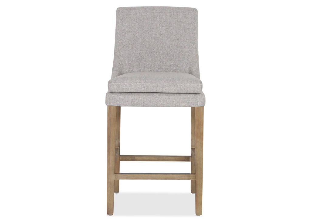 Tabouret Murdoch -Cyrilo argenté/faon