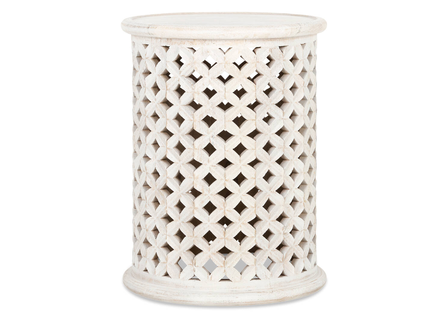 Avaline Side Table -Portica Chalk