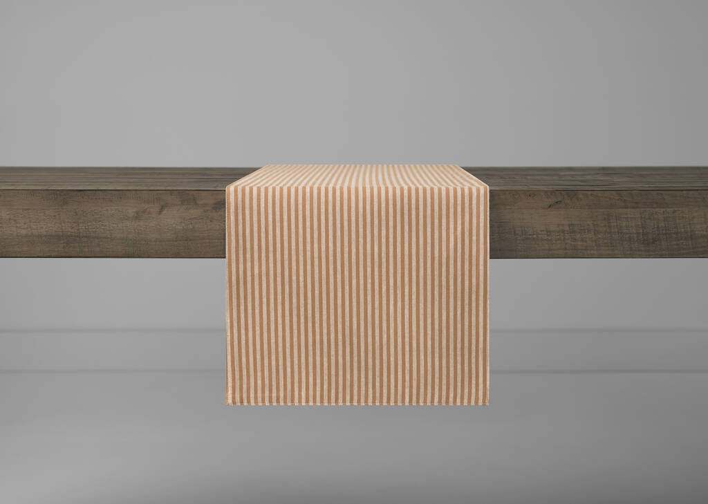 Acorn Table Runner Natural/Fawn