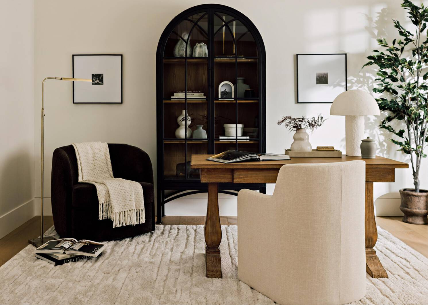 Tanay Table Lamp White