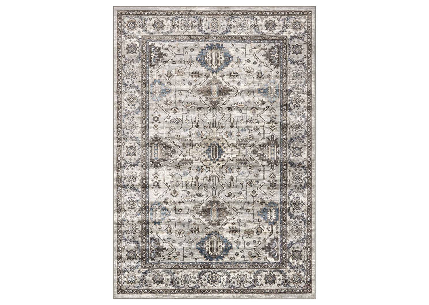 Tapis Yara -gris/bleus