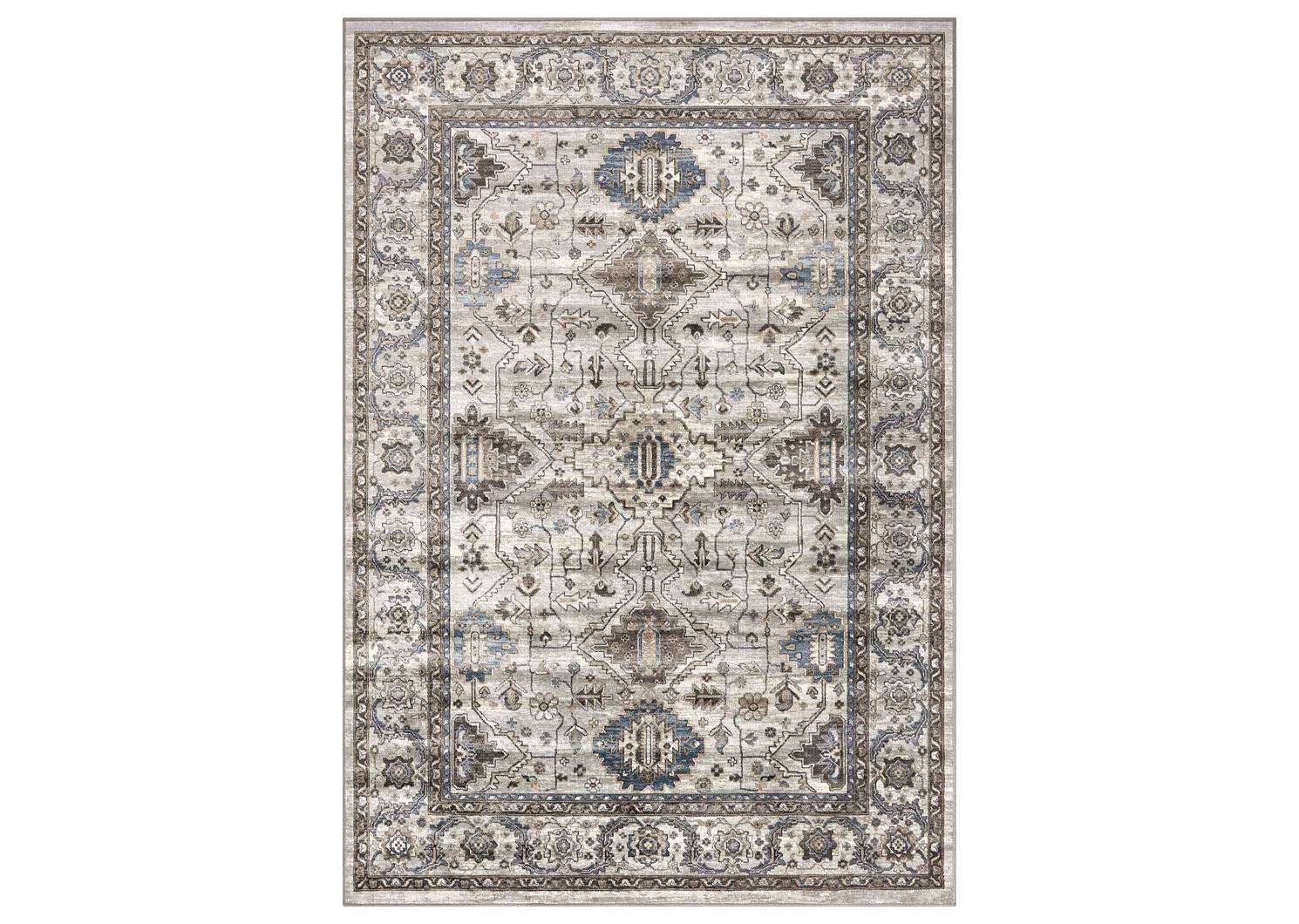 Tapis Yara -gris/bleus