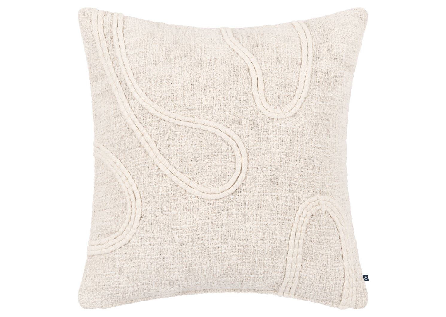 Elisa Cotton Pillow 20x20 Ivory