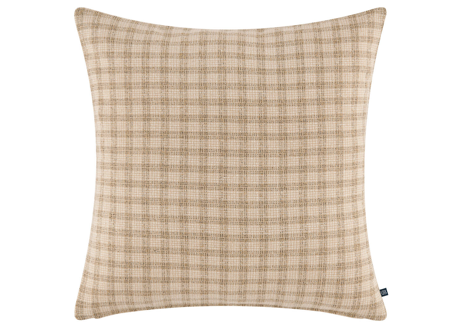 Coussin en tweed Astell 20x20 brun cl/iv