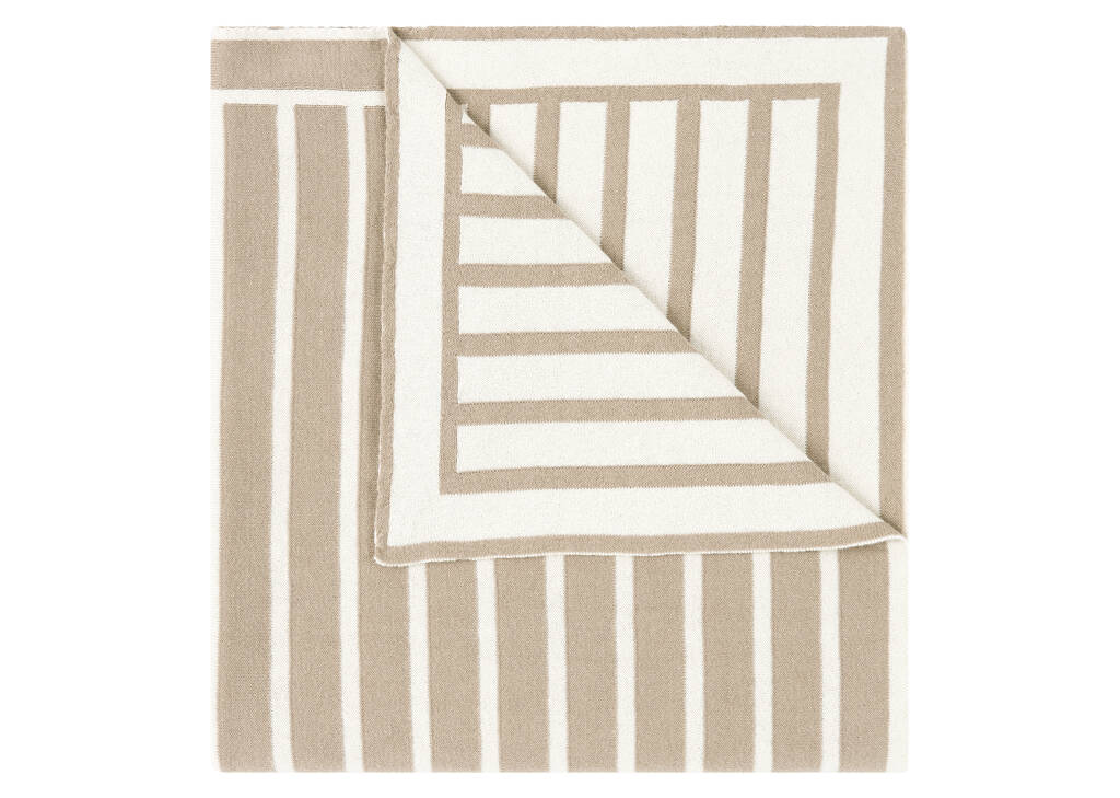 Cache Striped Throw Latte