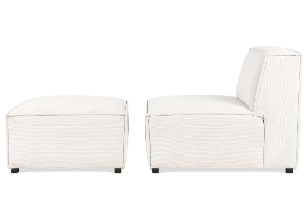 Felix Chair/Ottoman -Tao Ivory