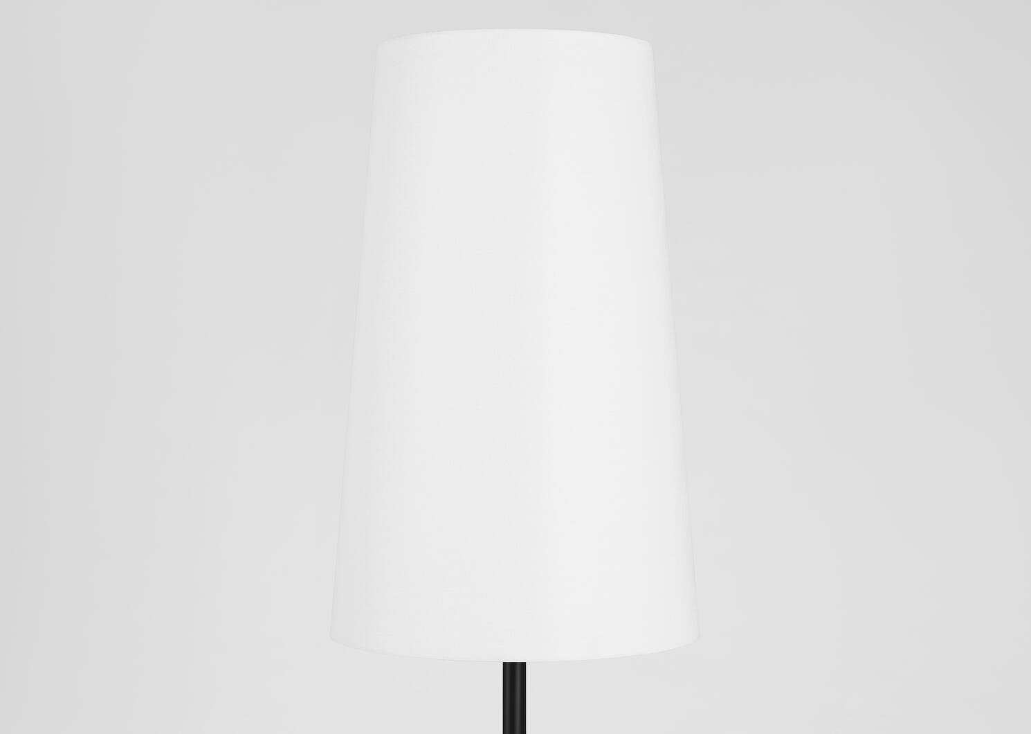 Lampe sur pied Wiley noire