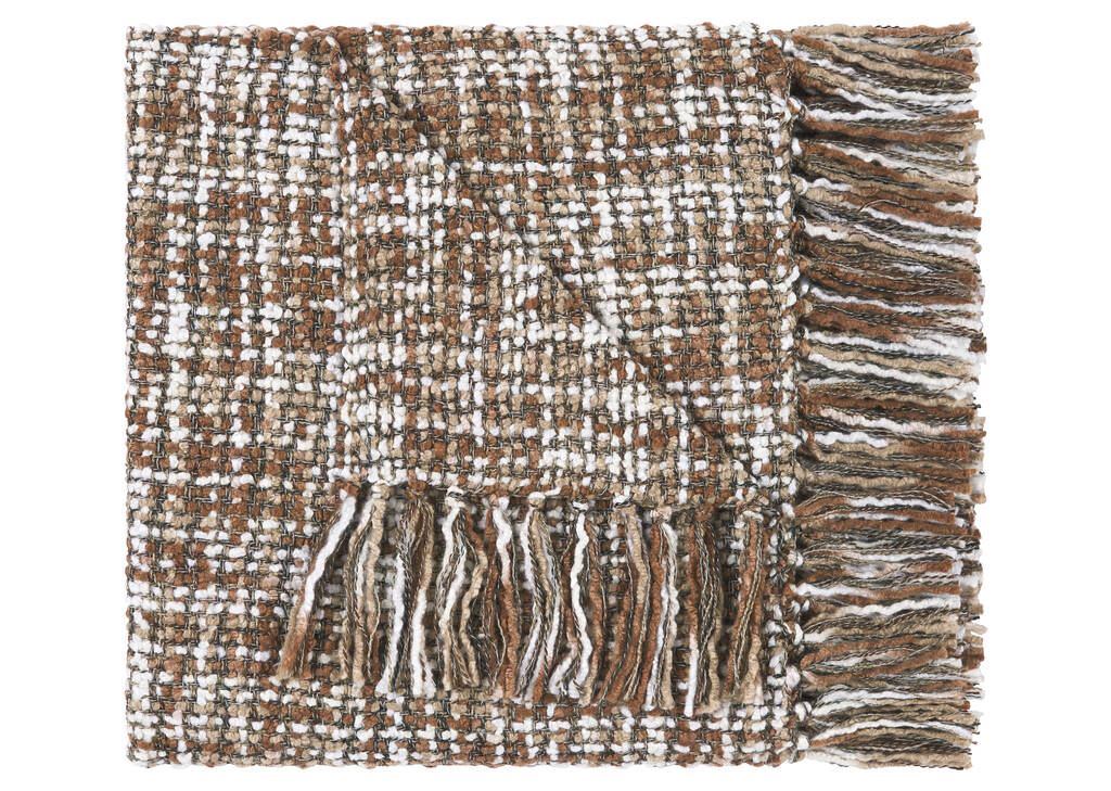 Betina Throw Caramel/Ivory