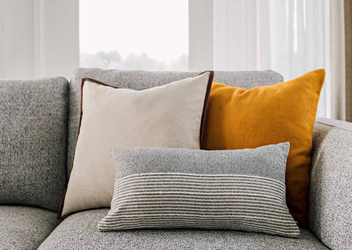 Lucia Cotton Pillow 20x20 Marigold