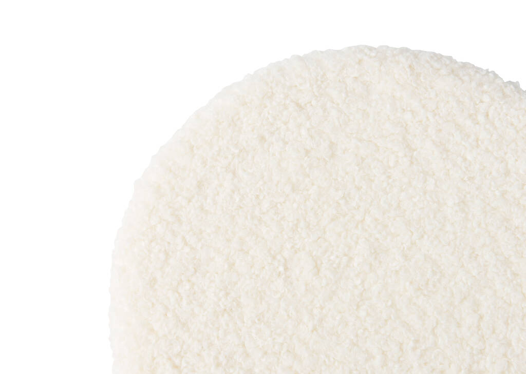 Coussin de siège sherpa Circle naturel