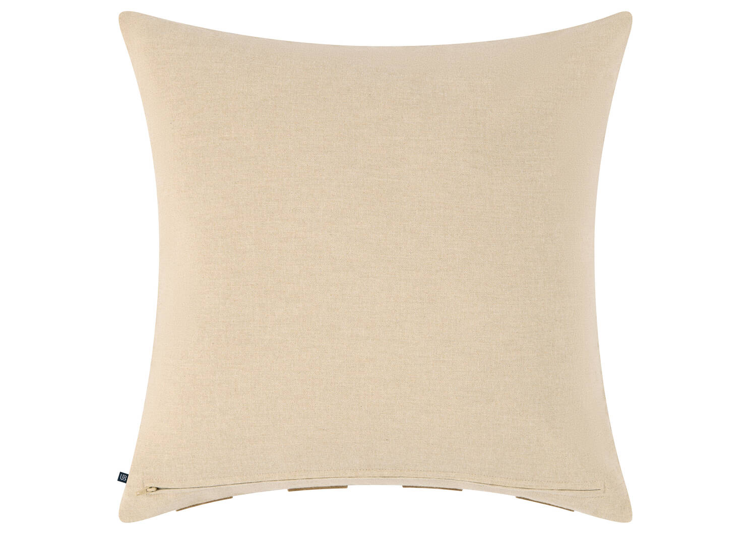 Coussin rayé Edith 20x20 naturel/faon