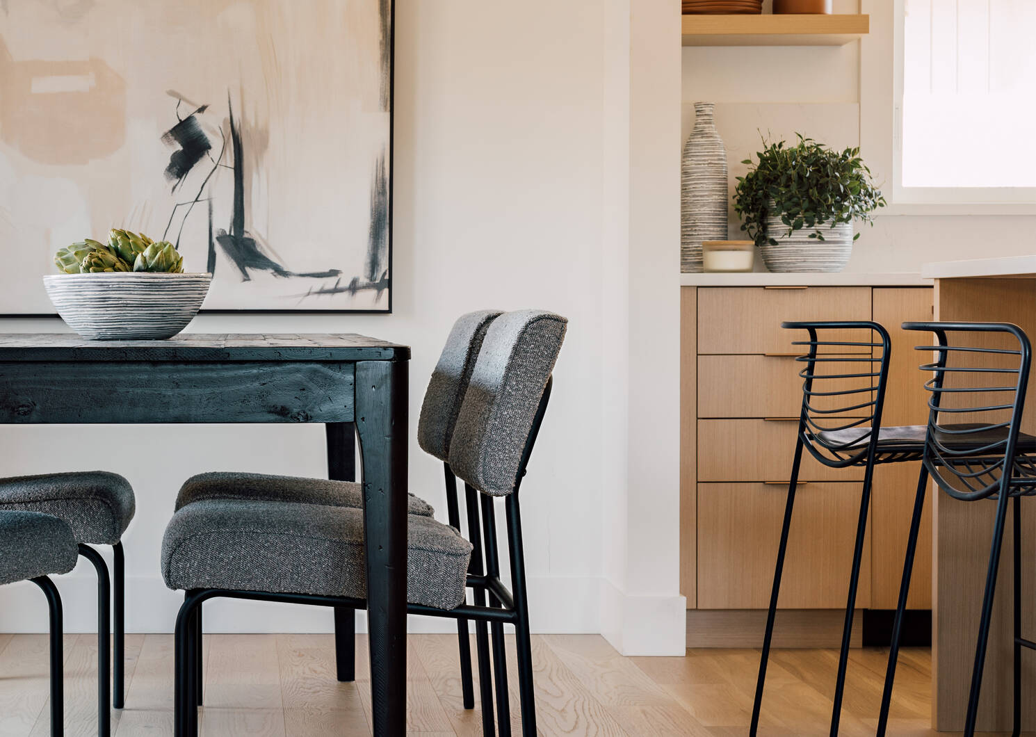 Tabouret Niklas -noir