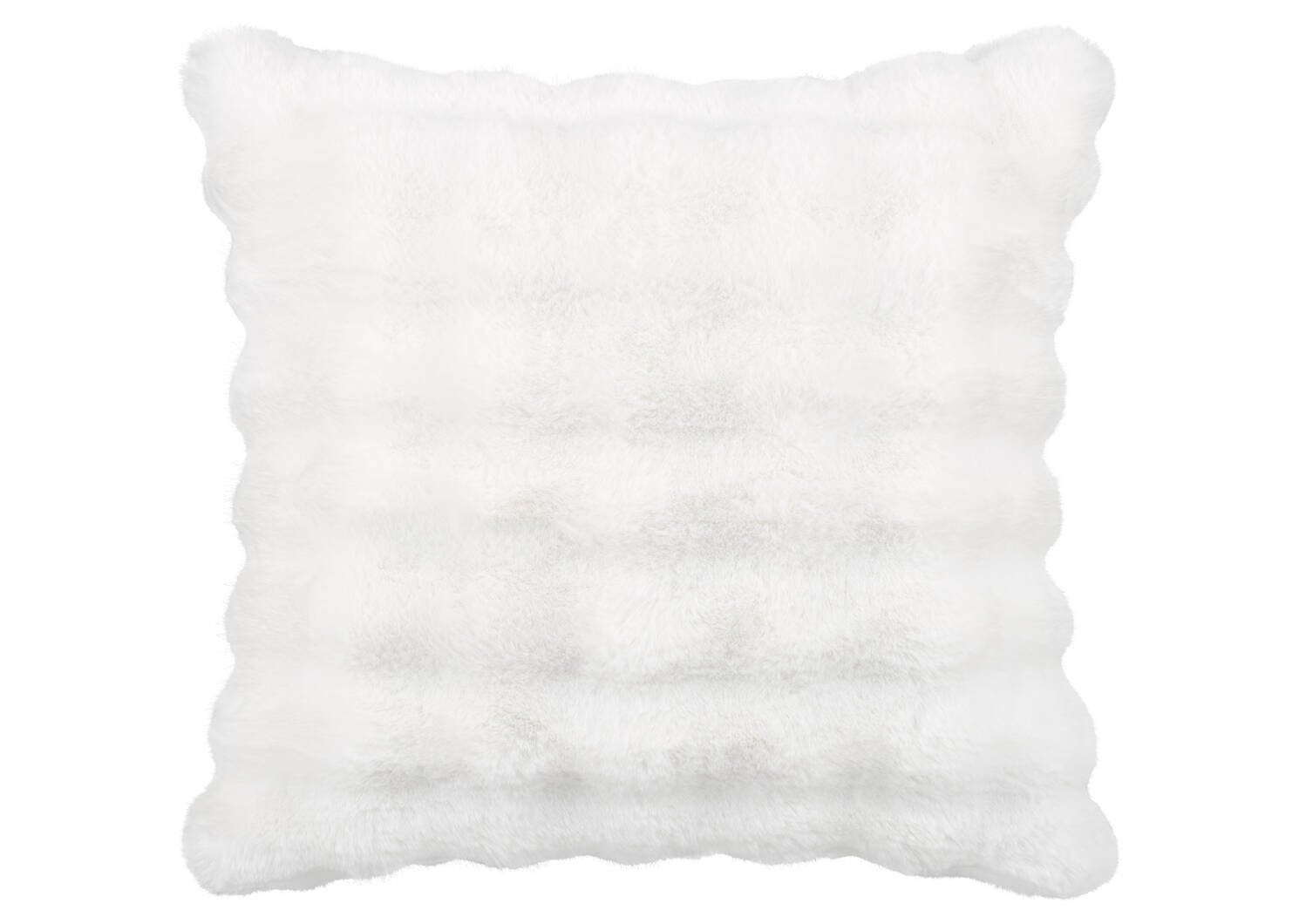Coussin en fausse fourrure Zoey 24x24 bl