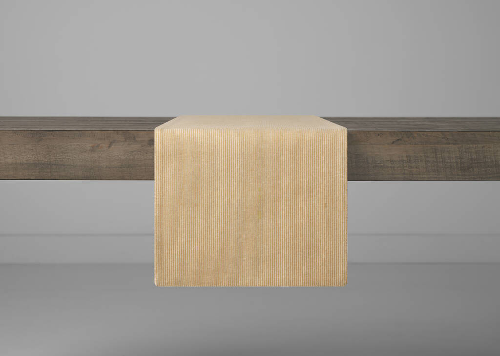 Morris Table Runner Natural/Sage