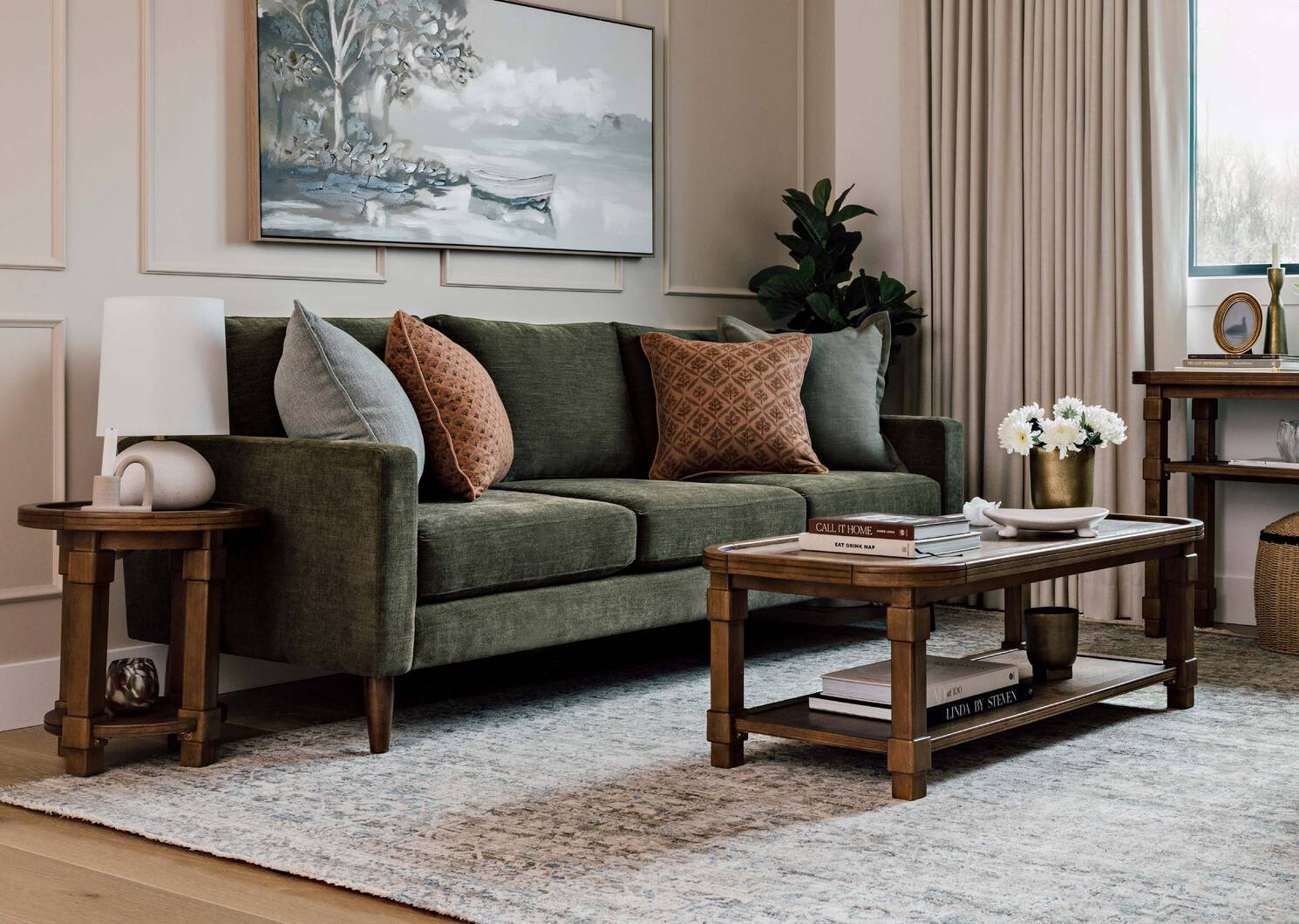 Table d&rsquo;appoint ronde Merrin -Larke br.