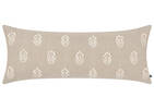 Coussin en coton Selena 14x36 sable/iv