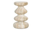 Solstice Accent Table -Faux Travertine
