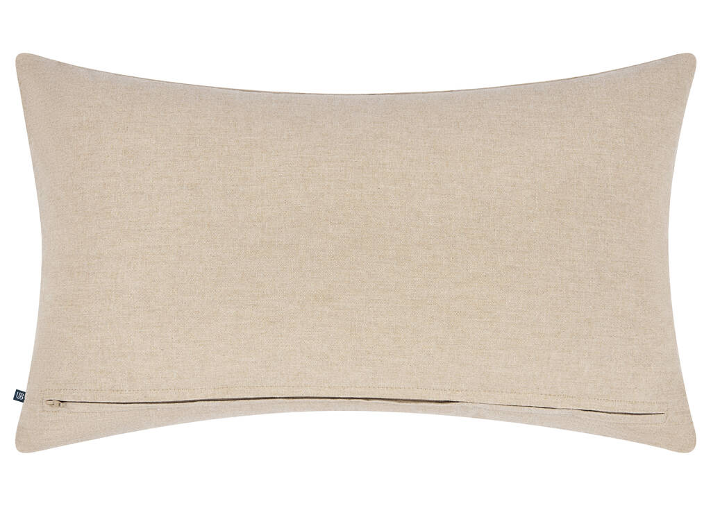 Coussin en coton Adriel 14x24 sable