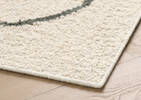 Tapis en laine Ramsey 60x96 ivoire/noir