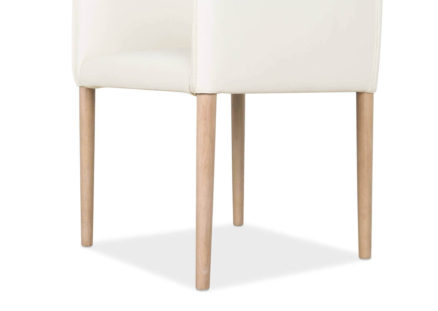 Chaise cuir av acc. Marciona -Forega bl